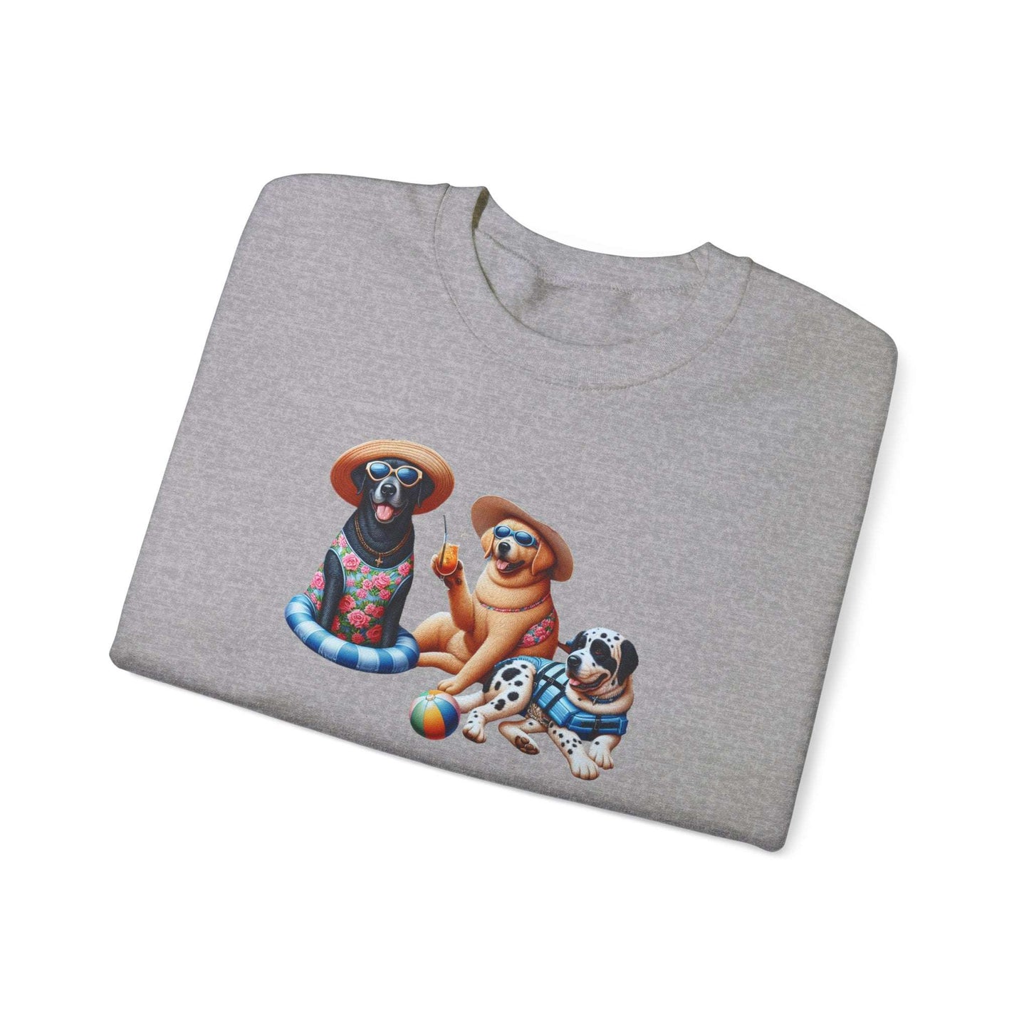 Unisex Heavy Blend Crewneck Sweatshirt mit niedlichem Hunde Design, Gemütlich and Perfekt für die kältere Jahreszeit, Hunde Liebhaber shirt