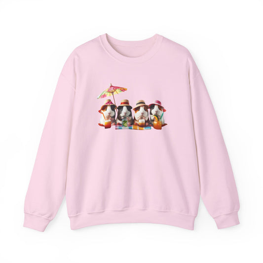 Unisex Heavy Blend Crewneck Sweatshirt mit niedlichem Meerschweinchen Design, Gemütlich and Perfekt für die kältere Jahreszeit, Meerschweinchen Liebhaber shirt