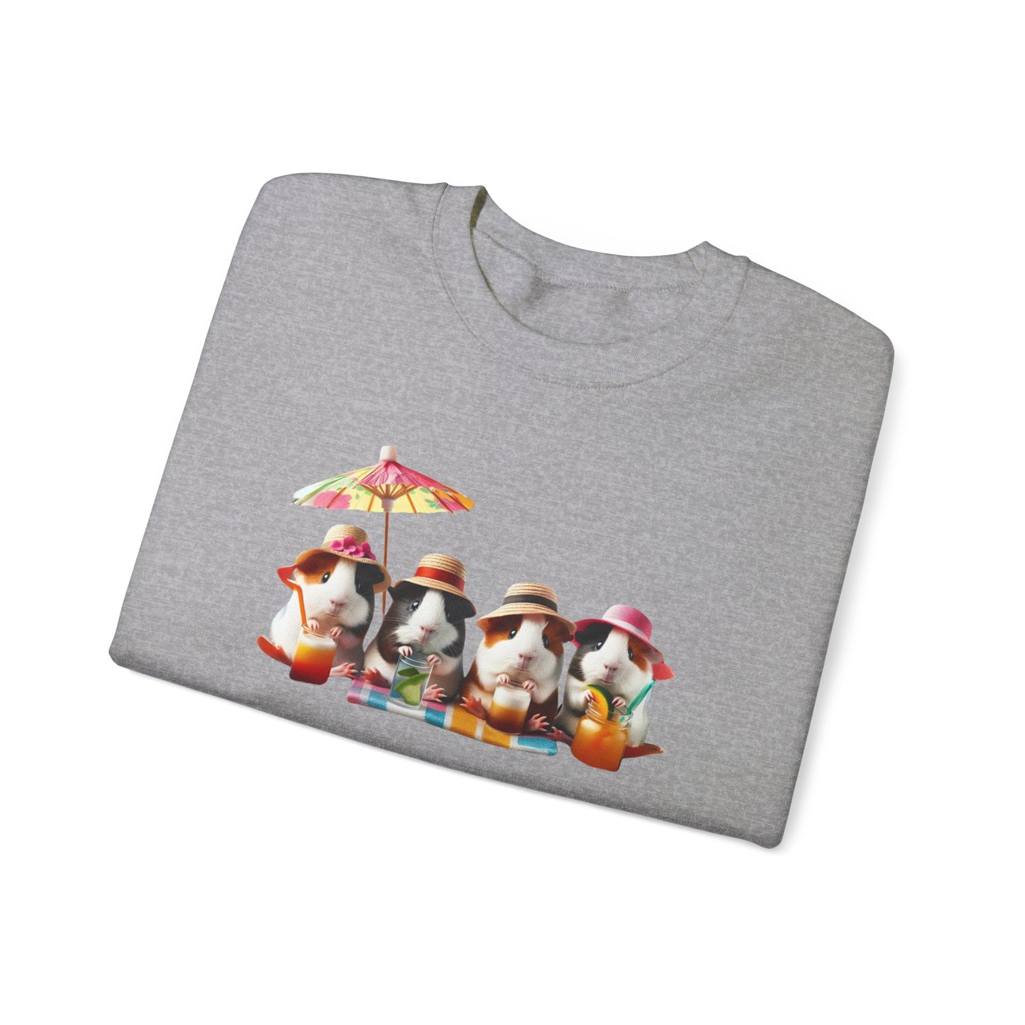 Unisex Heavy Blend Crewneck Sweatshirt mit niedlichem Meerschweinchen Design, Gemütlich and Perfekt für die kältere Jahreszeit, Meerschweinchen Liebhaber shirt