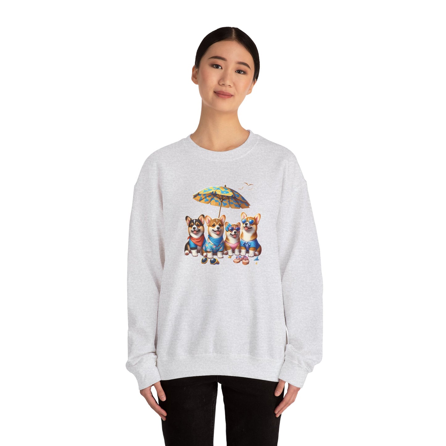 Unisex Heavy Blend Crewneck Sweatshirt mit niedlichem Hunde Design, Gemütlich and Perfekt für die kältere Jahreszeit, Hunde Liebhaber shirt