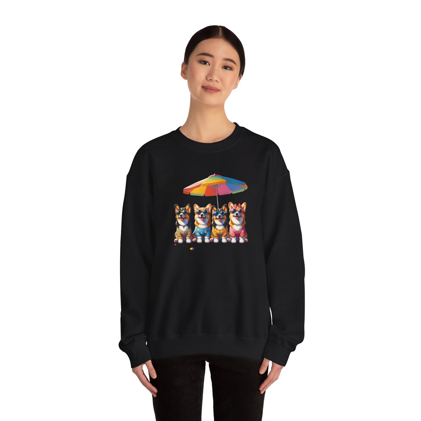 Unisex Heavy Blend Crewneck Sweatshirt mit niedlichem Hunde Design, Gemütlich and Perfekt für die kältere Jahreszeit, Hunde Liebhaber shirt