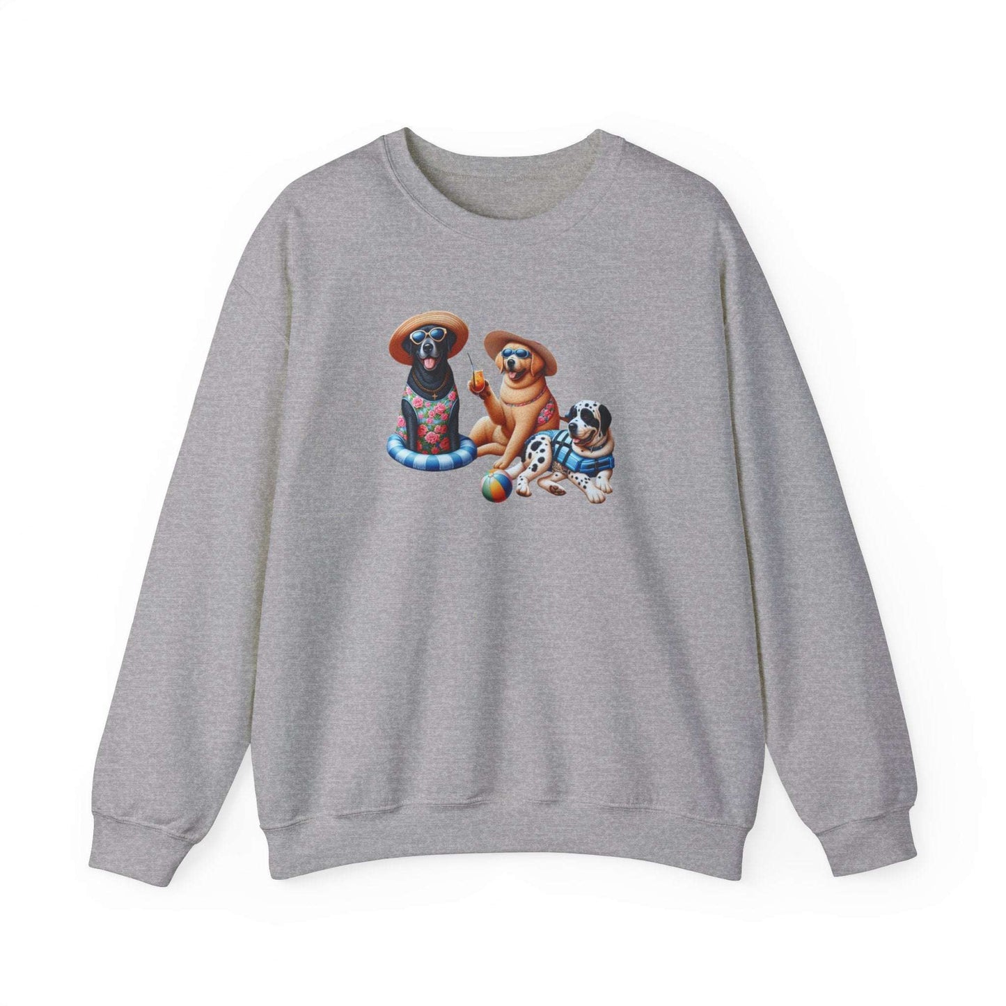 Unisex Heavy Blend Crewneck Sweatshirt mit niedlichem Hunde Design, Gemütlich and Perfekt für die kältere Jahreszeit, Hunde Liebhaber shirt