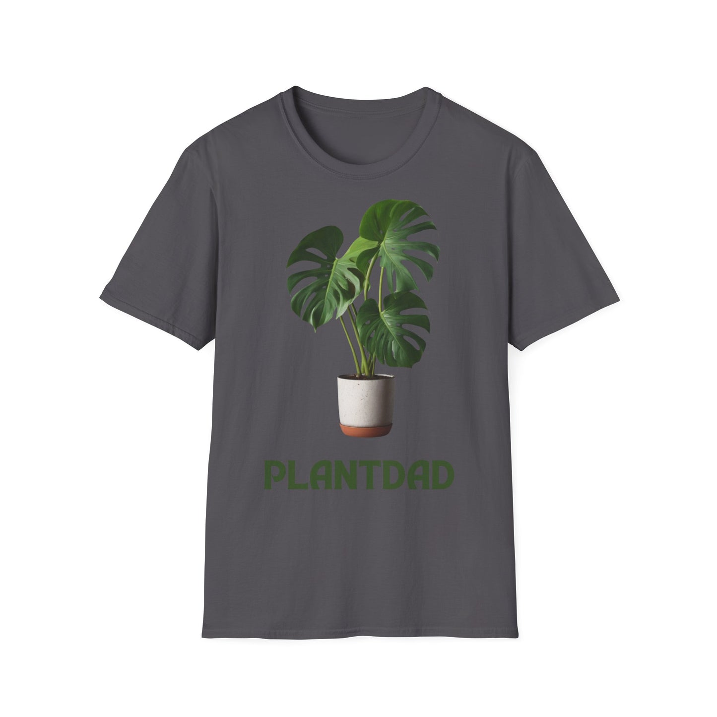 Unisex Baumwollshirt, Unisex Softstyle T-Shirt für "Plant Dad", Weiches Baumwoll, T-Shirt "Plant Dad" Inschrift, Alltagskleidung für Herren