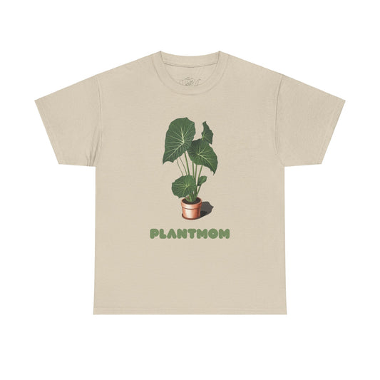 Unisex Heavy Cotton T-Shirt Plant Mom, Bequemer Basic Style für alle Pflanzenliebhaber, Statement Tee, Gärtner T-Shirt, Plant Mom T-Shirt