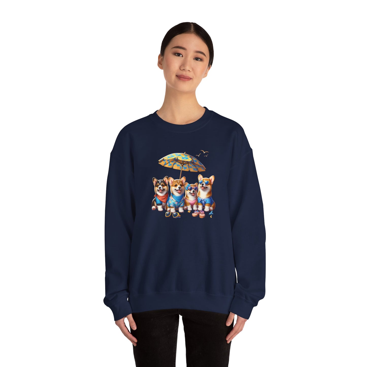 Unisex Heavy Blend Crewneck Sweatshirt mit niedlichem Hunde Design, Gemütlich and Perfekt für die kältere Jahreszeit, Hunde Liebhaber shirt