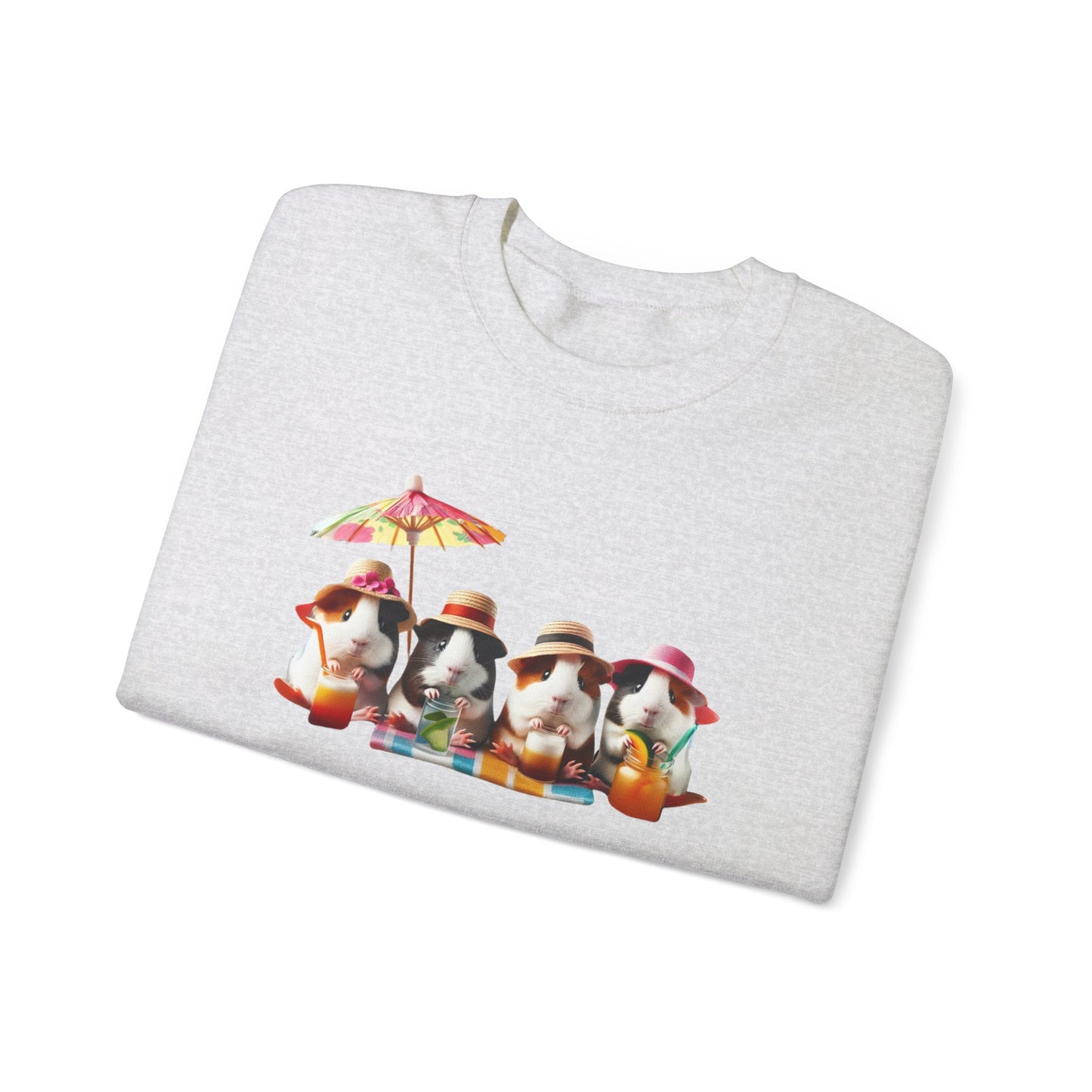 Unisex Heavy Blend Crewneck Sweatshirt mit niedlichem Meerschweinchen Design, Gemütlich and Perfekt für die kältere Jahreszeit, Meerschweinchen Liebhaber shirt