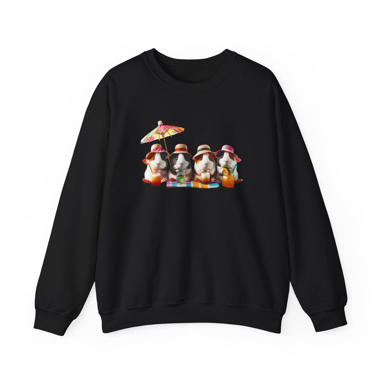 Unisex Heavy Blend Crewneck Sweatshirt mit niedlichem Meerschweinchen Design, Gemütlich and Perfekt für die kältere Jahreszeit, Meerschweinchen Liebhaber shirt