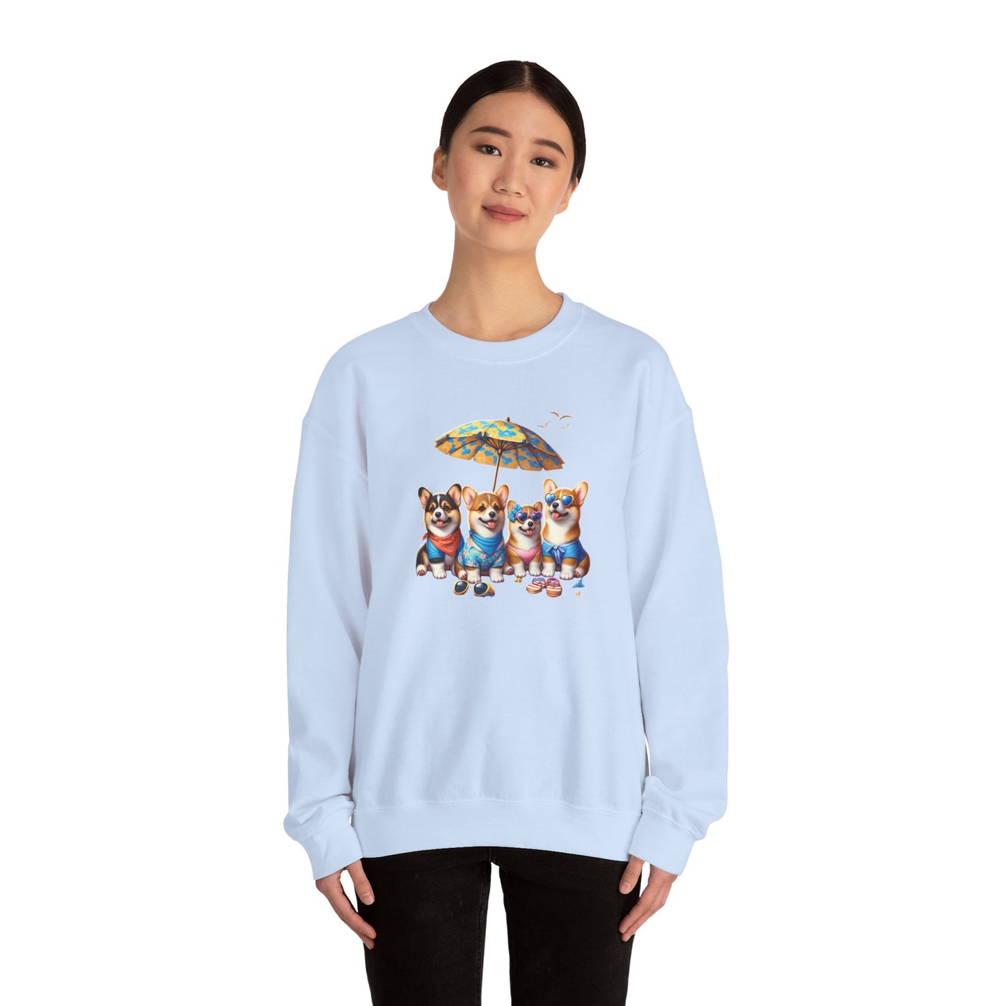 Unisex Heavy Blend Crewneck Sweatshirt mit niedlichem Hunde Design, Gemütlich and Perfekt für die kältere Jahreszeit, Hunde Liebhaber shirt