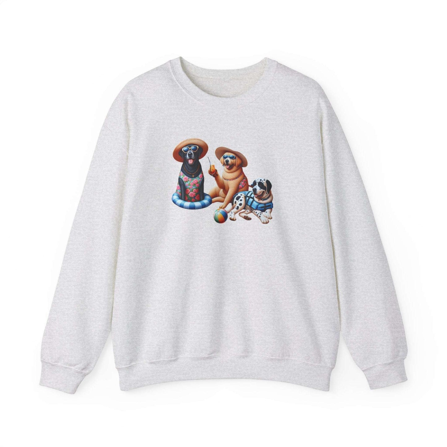 Unisex Heavy Blend Crewneck Sweatshirt mit niedlichem Hunde Design, Gemütlich and Perfekt für die kältere Jahreszeit, Hunde Liebhaber shirt