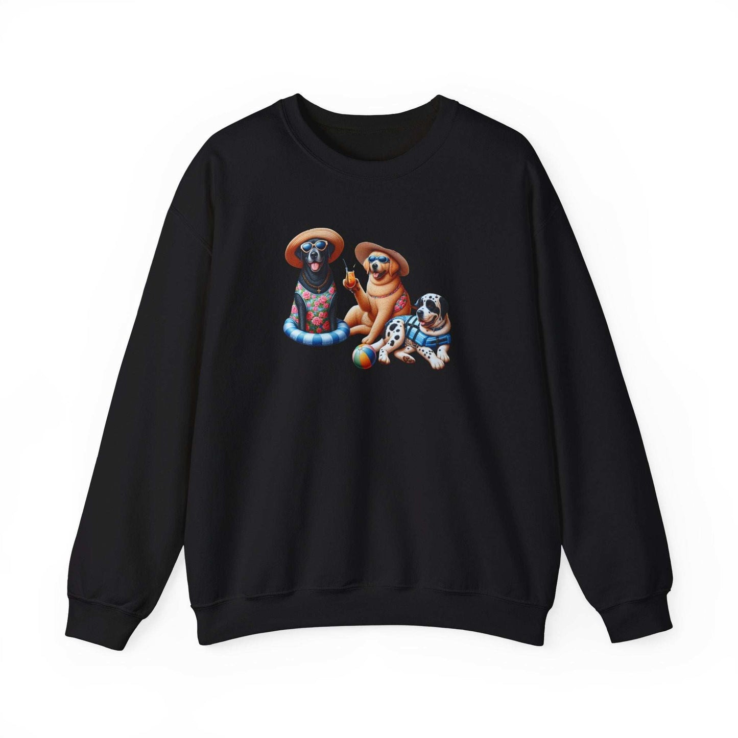 Unisex Heavy Blend Crewneck Sweatshirt mit niedlichem Hunde Design, Gemütlich and Perfekt für die kältere Jahreszeit, Hunde Liebhaber shirt