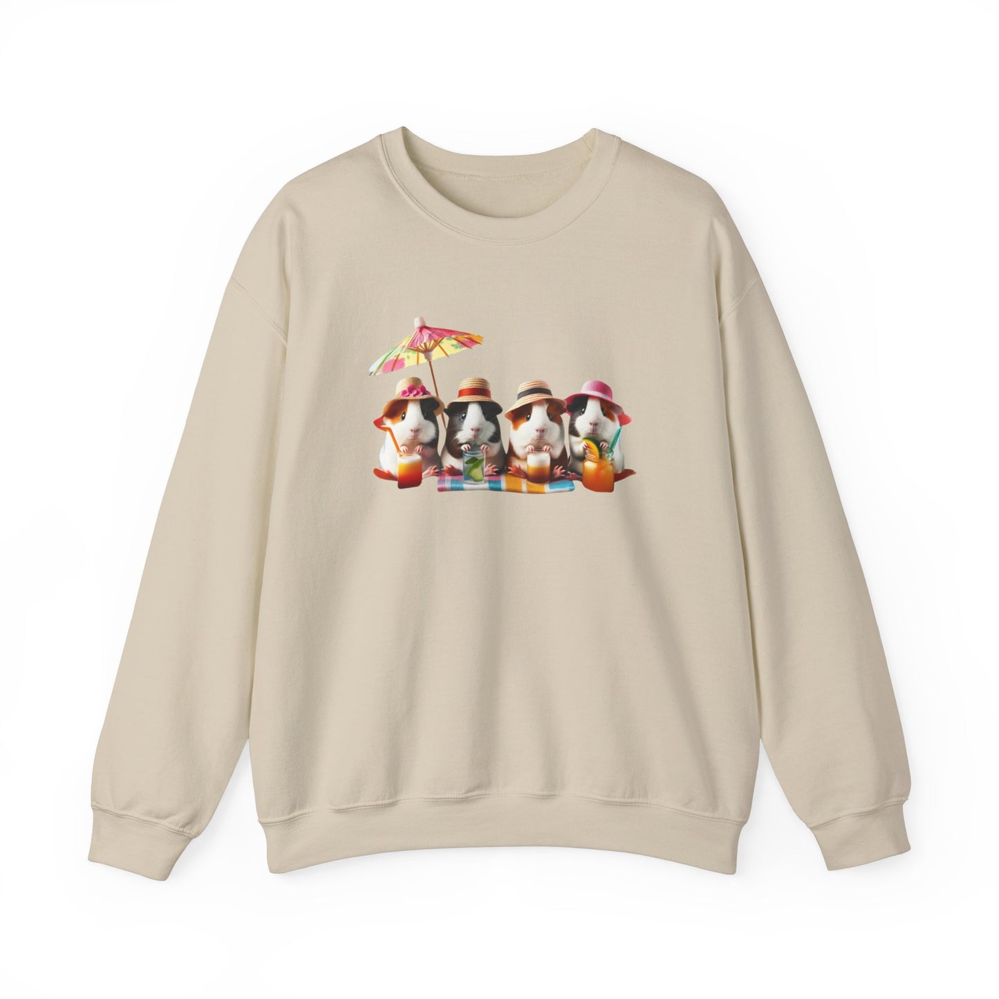 Unisex Heavy Blend Crewneck Sweatshirt mit niedlichem Meerschweinchen Design, Gemütlich and Perfekt für die kältere Jahreszeit, Meerschweinchen Liebhaber shirt