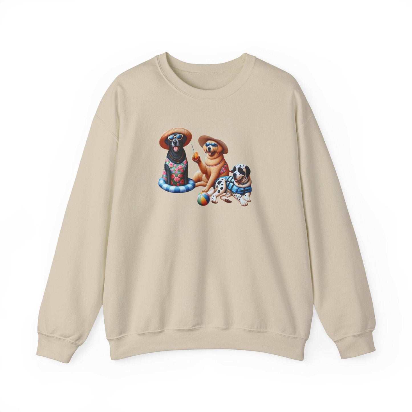 Unisex Heavy Blend Crewneck Sweatshirt mit niedlichem Hunde Design, Gemütlich and Perfekt für die kältere Jahreszeit, Hunde Liebhaber shirt