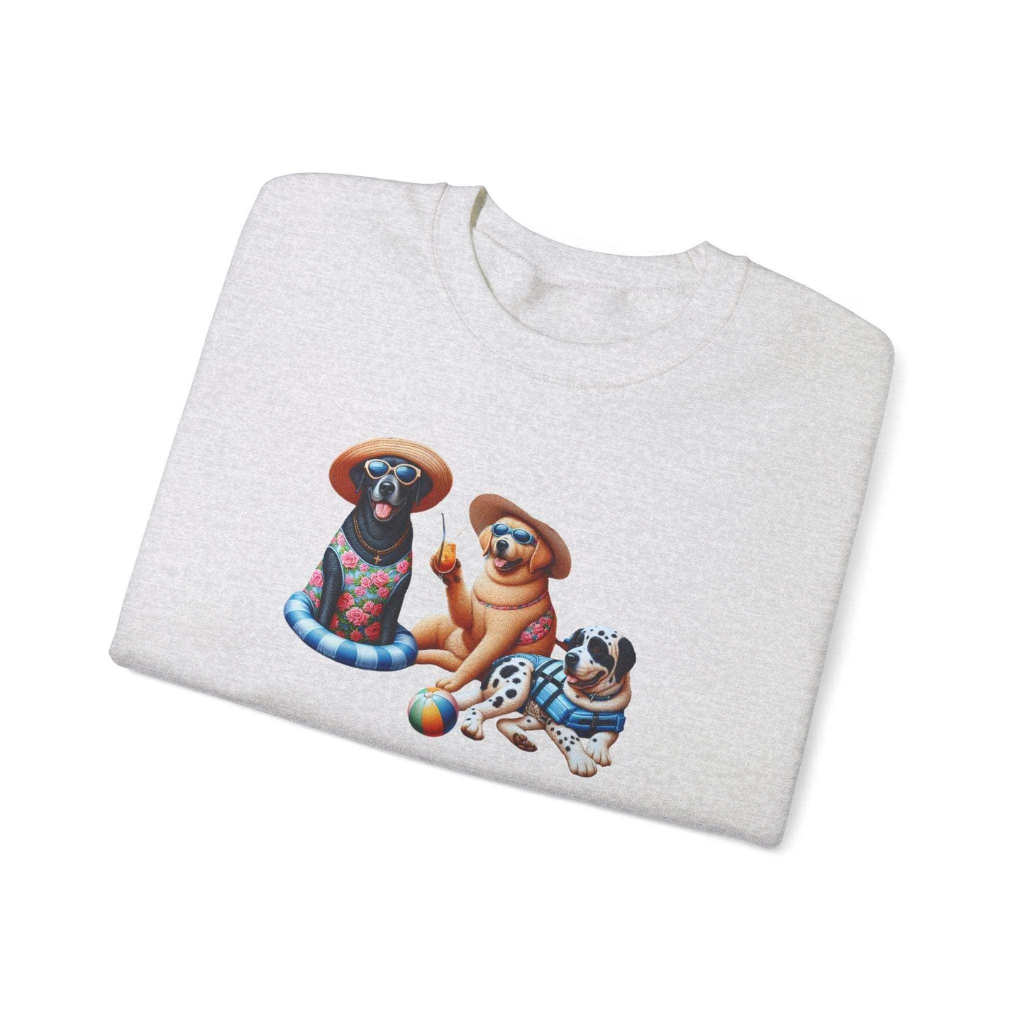 Unisex Heavy Blend Crewneck Sweatshirt mit niedlichem Hunde Design, Gemütlich and Perfekt für die kältere Jahreszeit, Hunde Liebhaber shirt